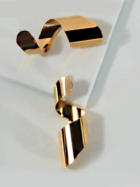 Eva Spiral Loop Earrings