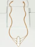 amelia corundum layered necklace