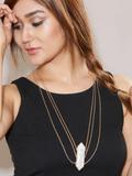 amelia corundum layered necklace