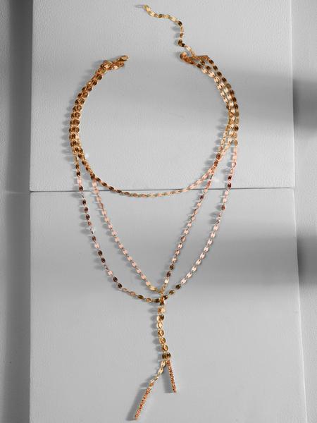 Keira Y-Chain Layered Necklace
